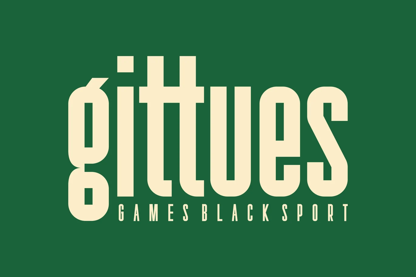 Gittues – Games Black Sport Font font preview