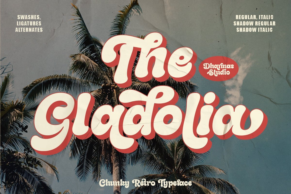Gladolia DEMO Font font preview