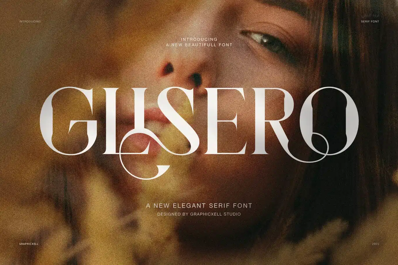 Glisero Elegant Serif Font font preview