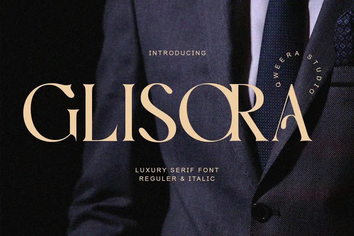 Glisora – Modern Elegant Luxury Logo Font font preview