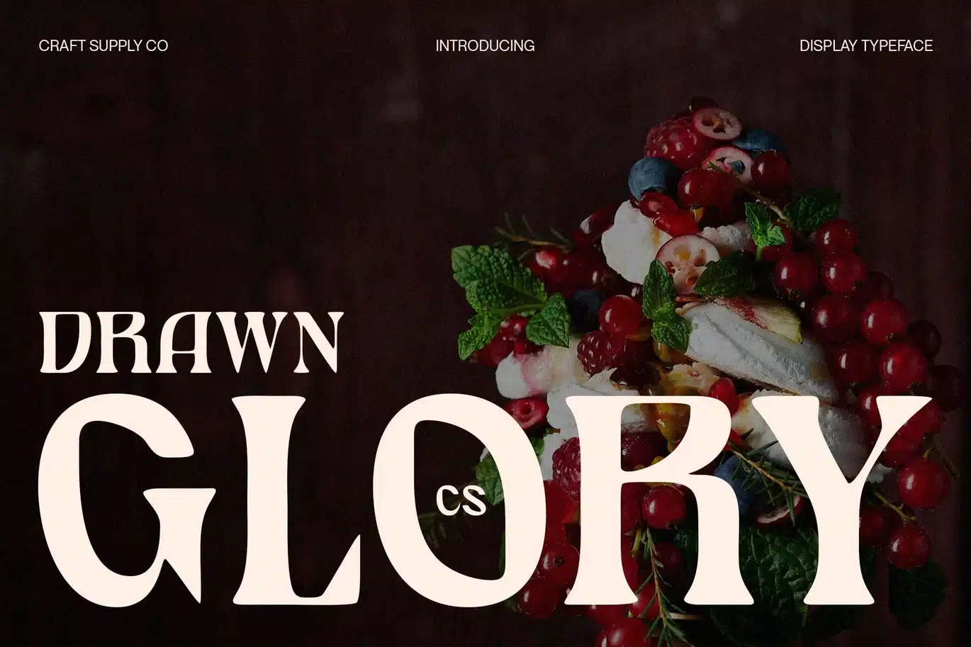 Glory Drawn Font font preview