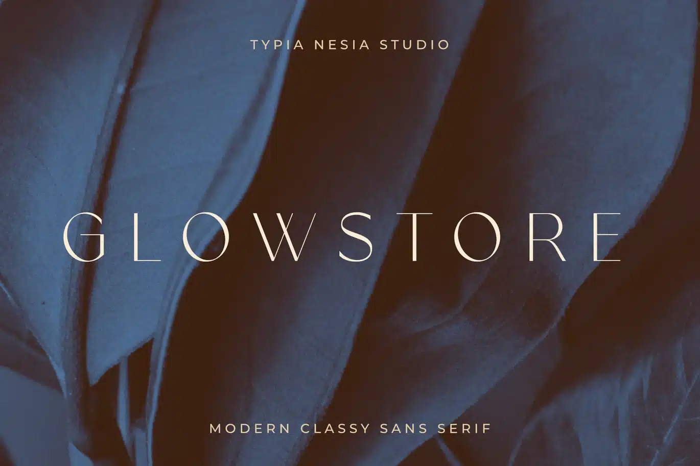 Glowstore – Modern Elegant Luxury Sans Serif Font font preview
