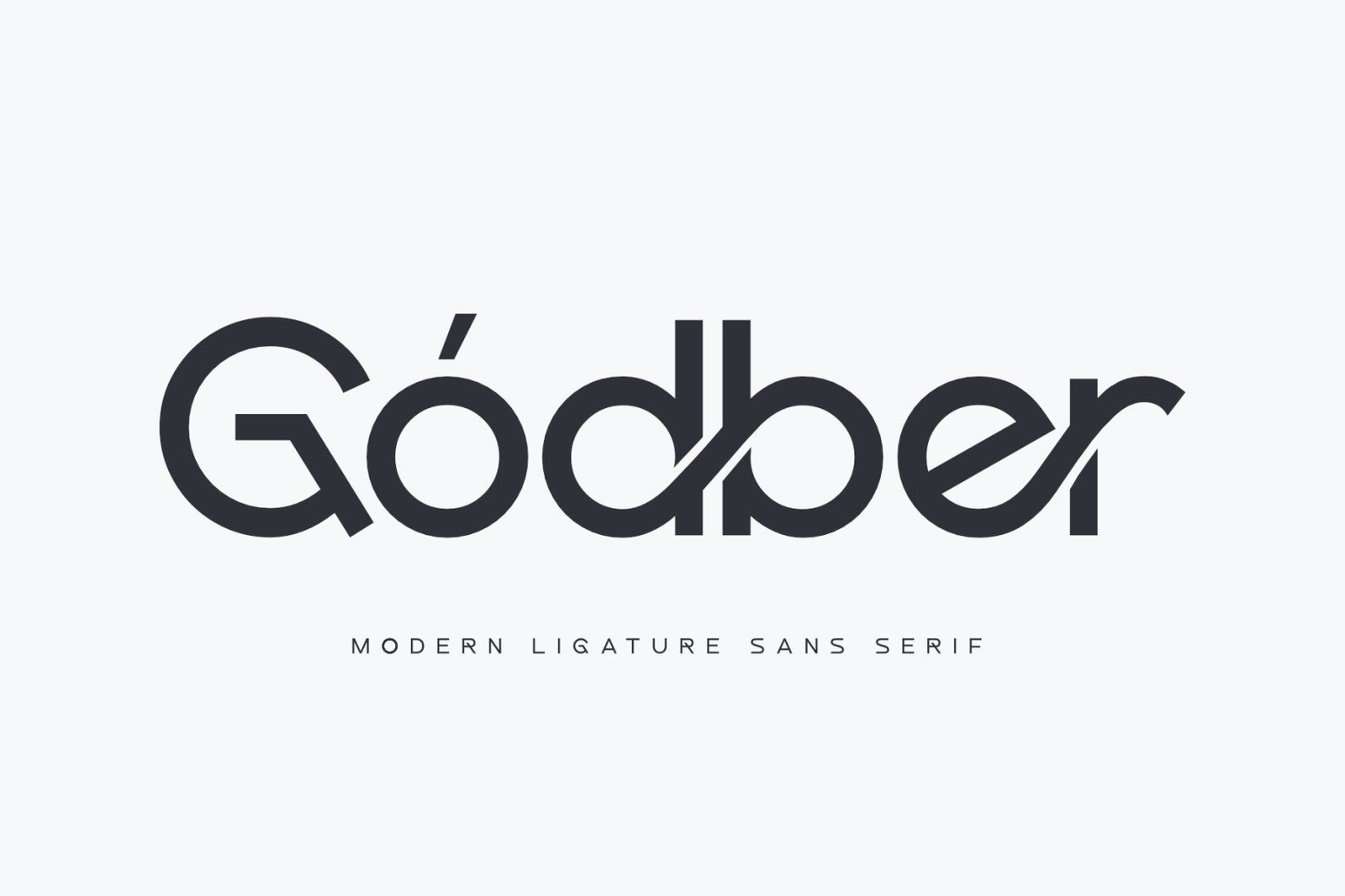 Godber Font font preview