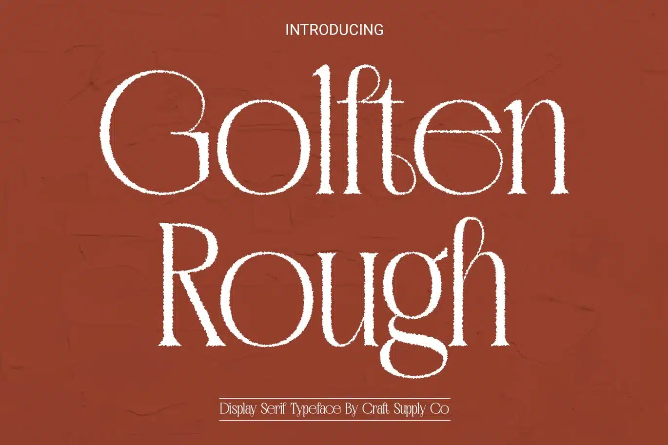 Golften rough Font font preview