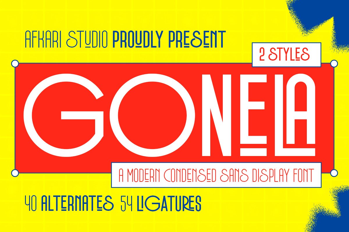 Gonela Font font preview