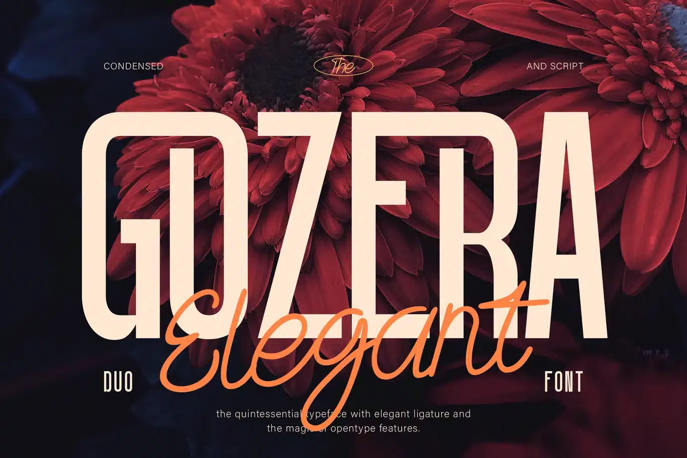 Gozera Font font preview