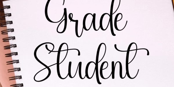 Grade Student Font font preview