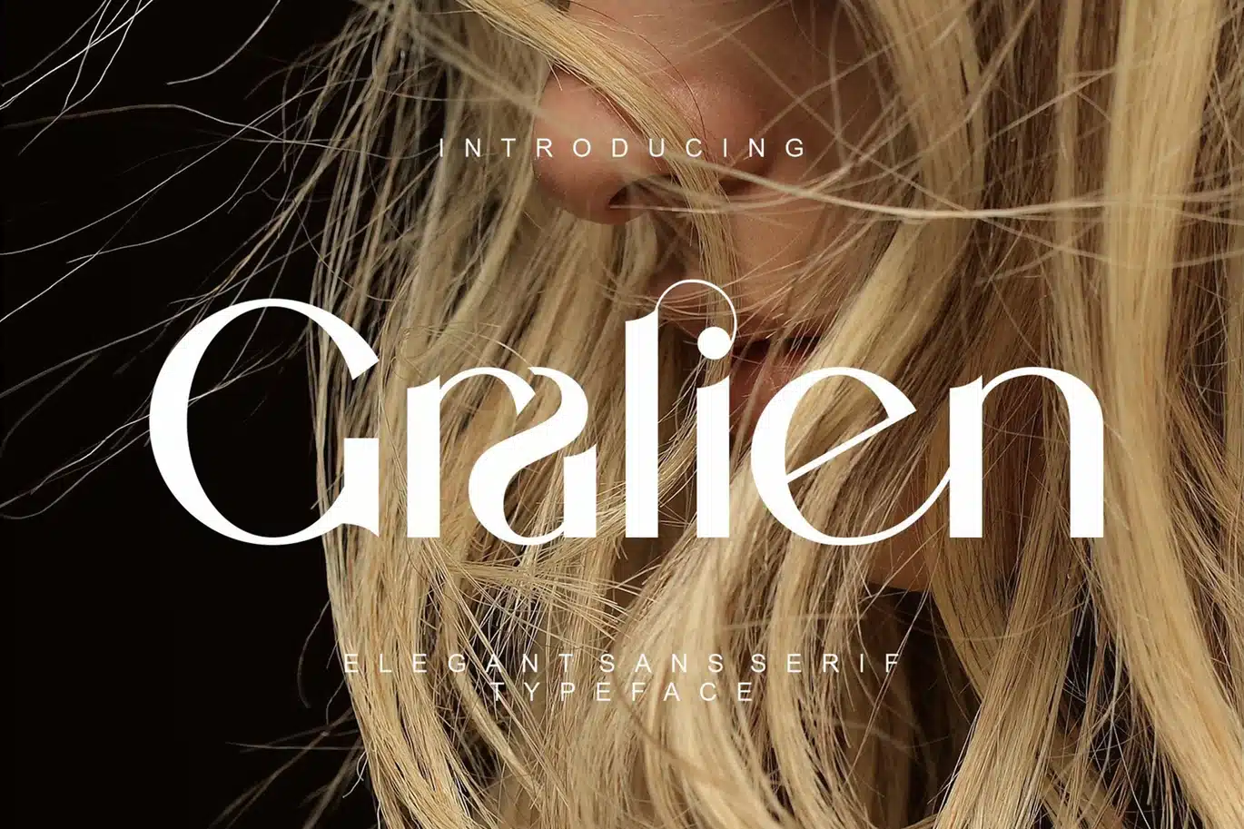 Gralien Elegant Sans Serif Typeface Font font preview