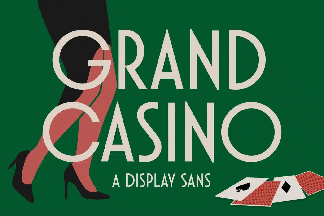 Grand Casino Font font preview