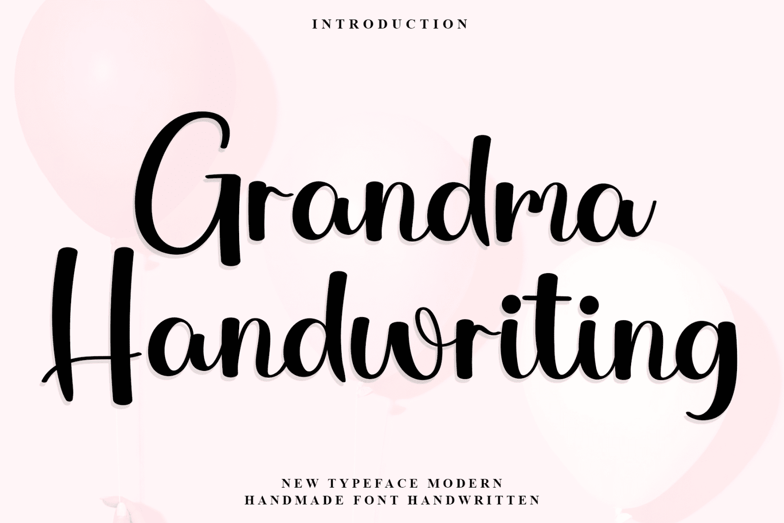 Grandma Handwriting Font font preview