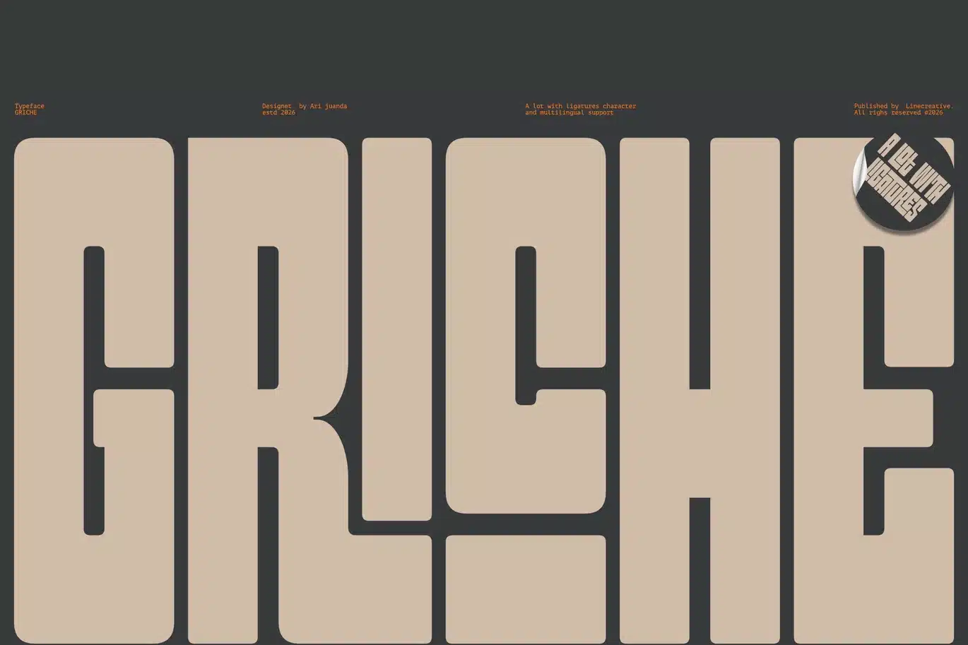 Griche Font font preview