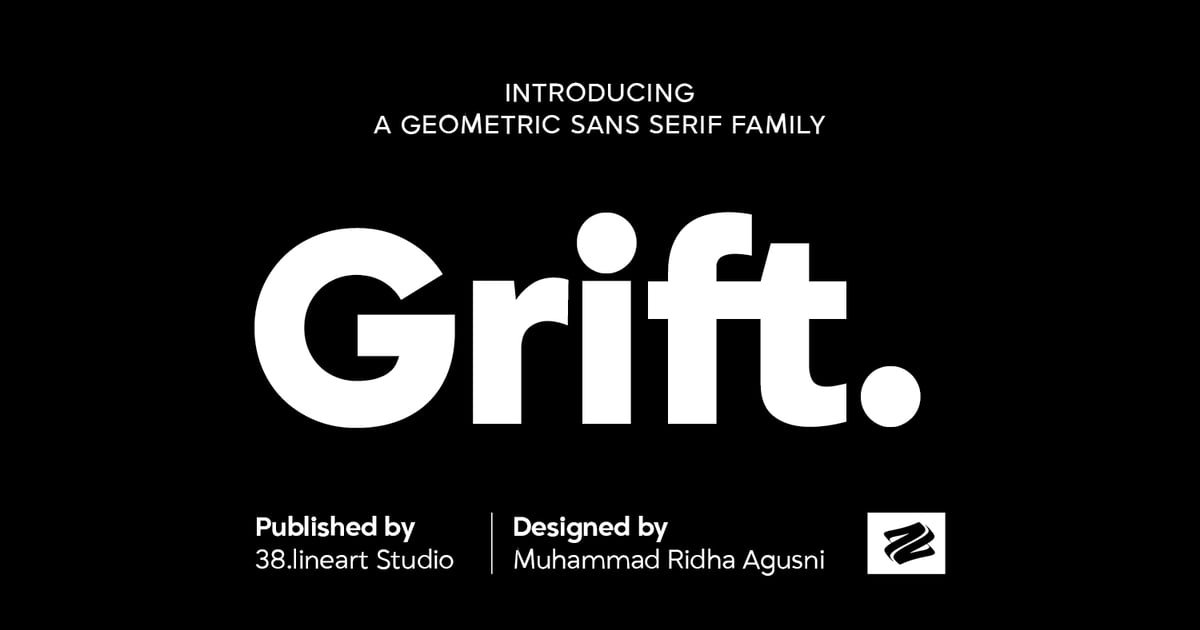 Grift Font font preview