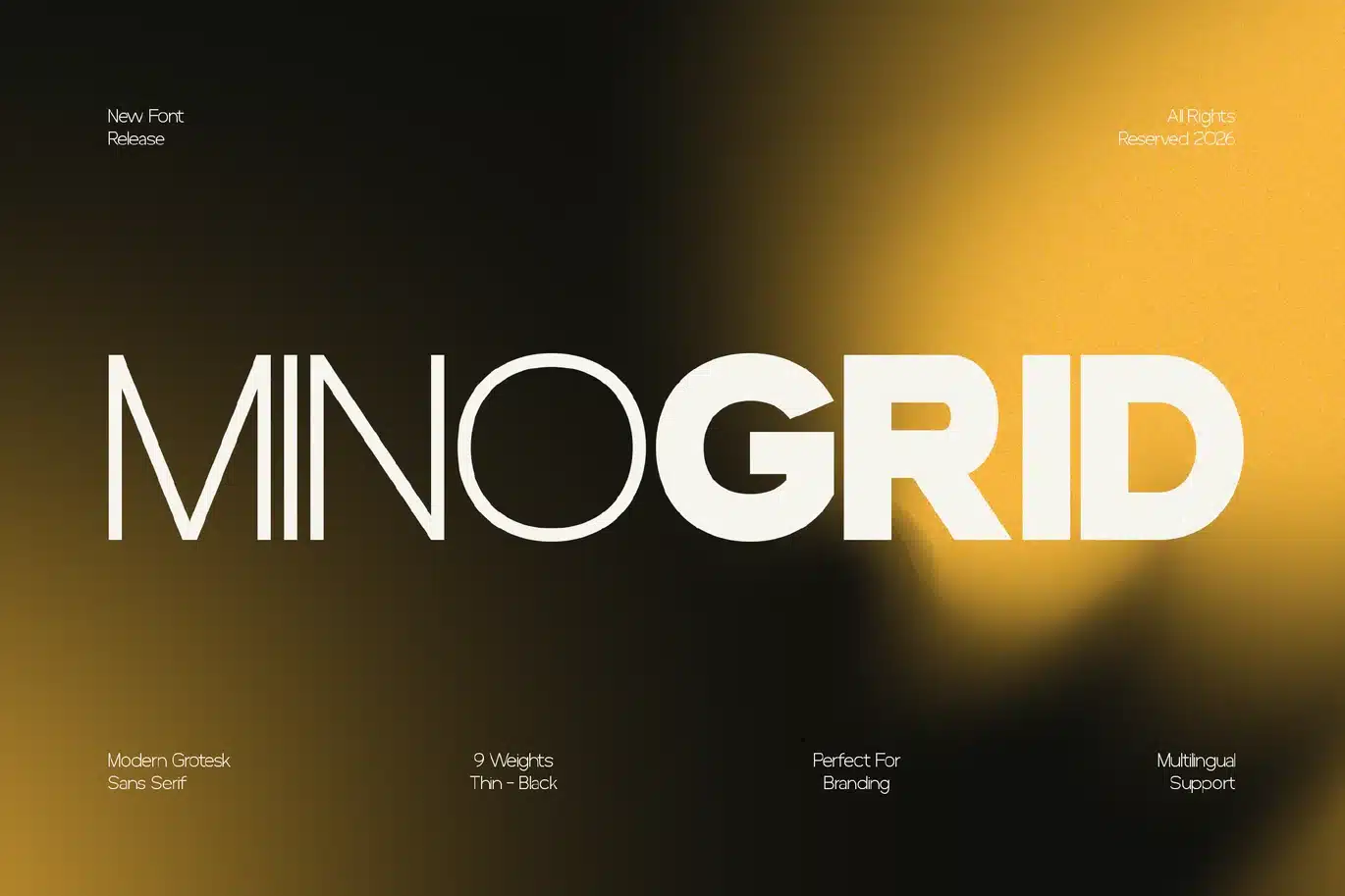 Grotesk Sans Family Font – Minogrid font preview