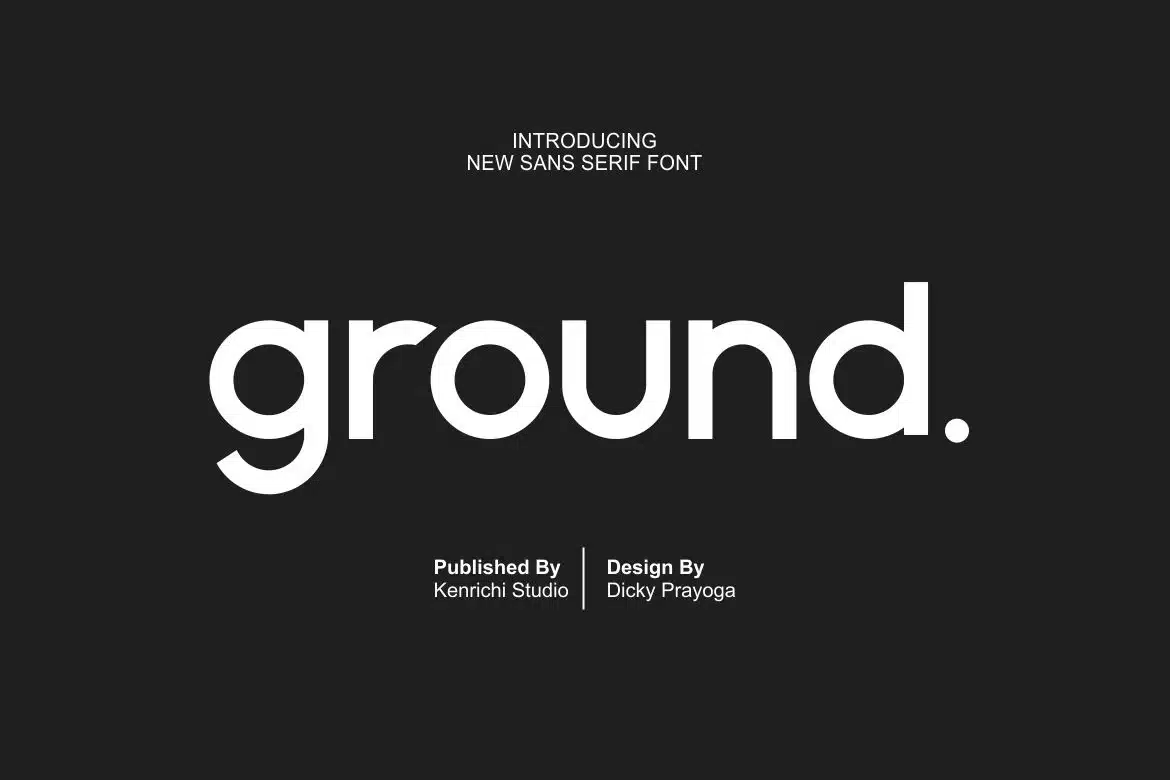 Ground Font font preview