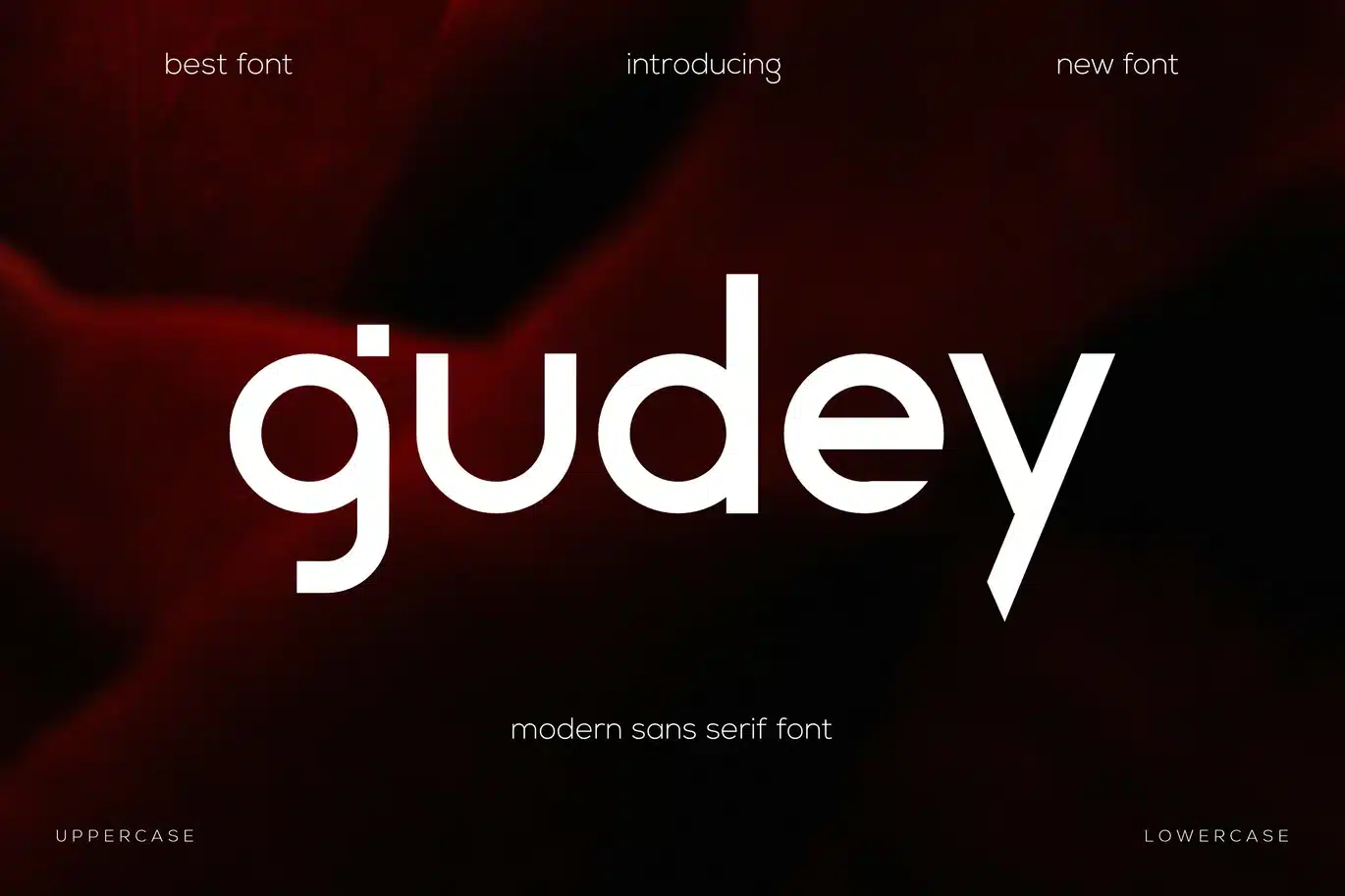 Gudey – Sans Serif Display Font font preview