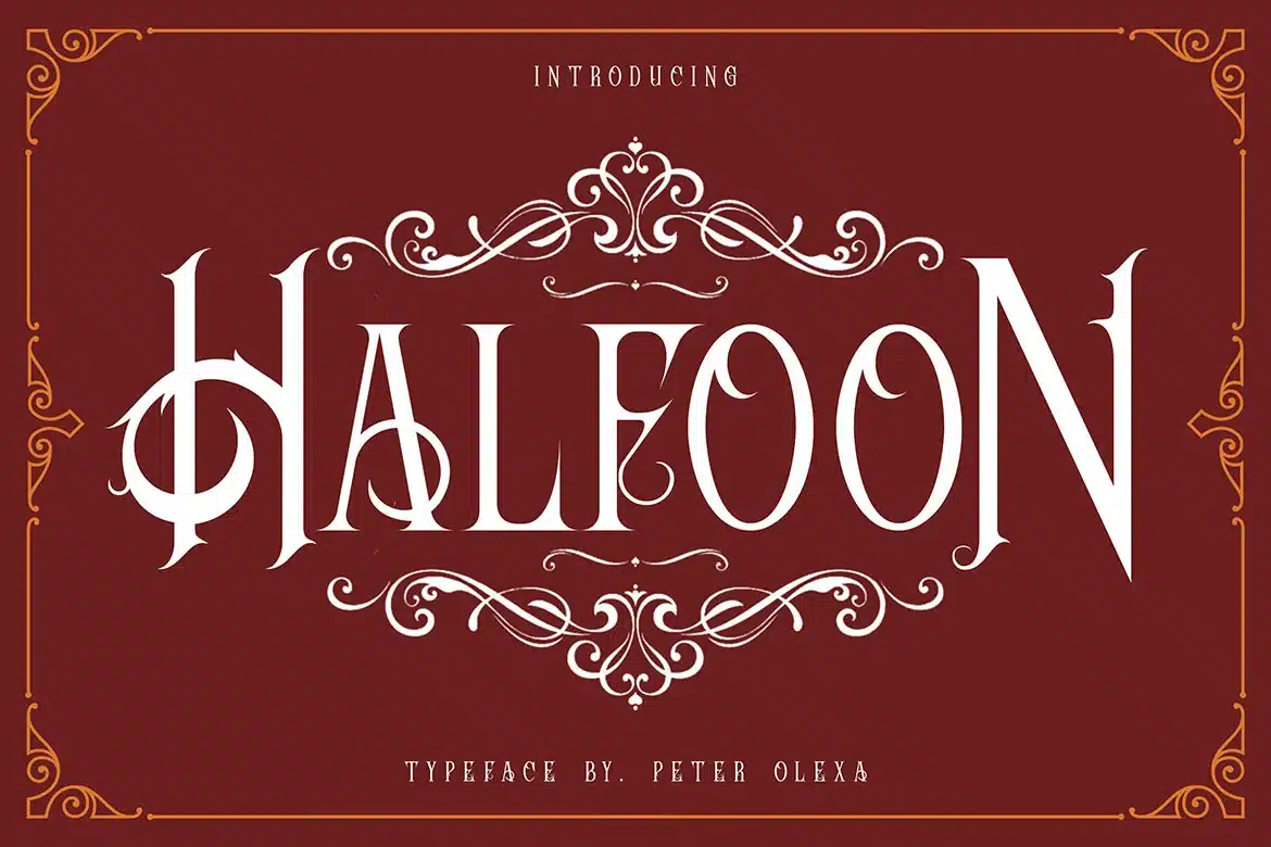 Halfmoon – Vintage Serif Font font preview