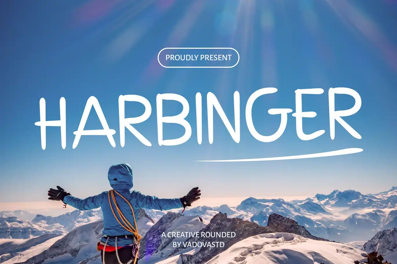 Harbinger Creative Rounded Font font preview