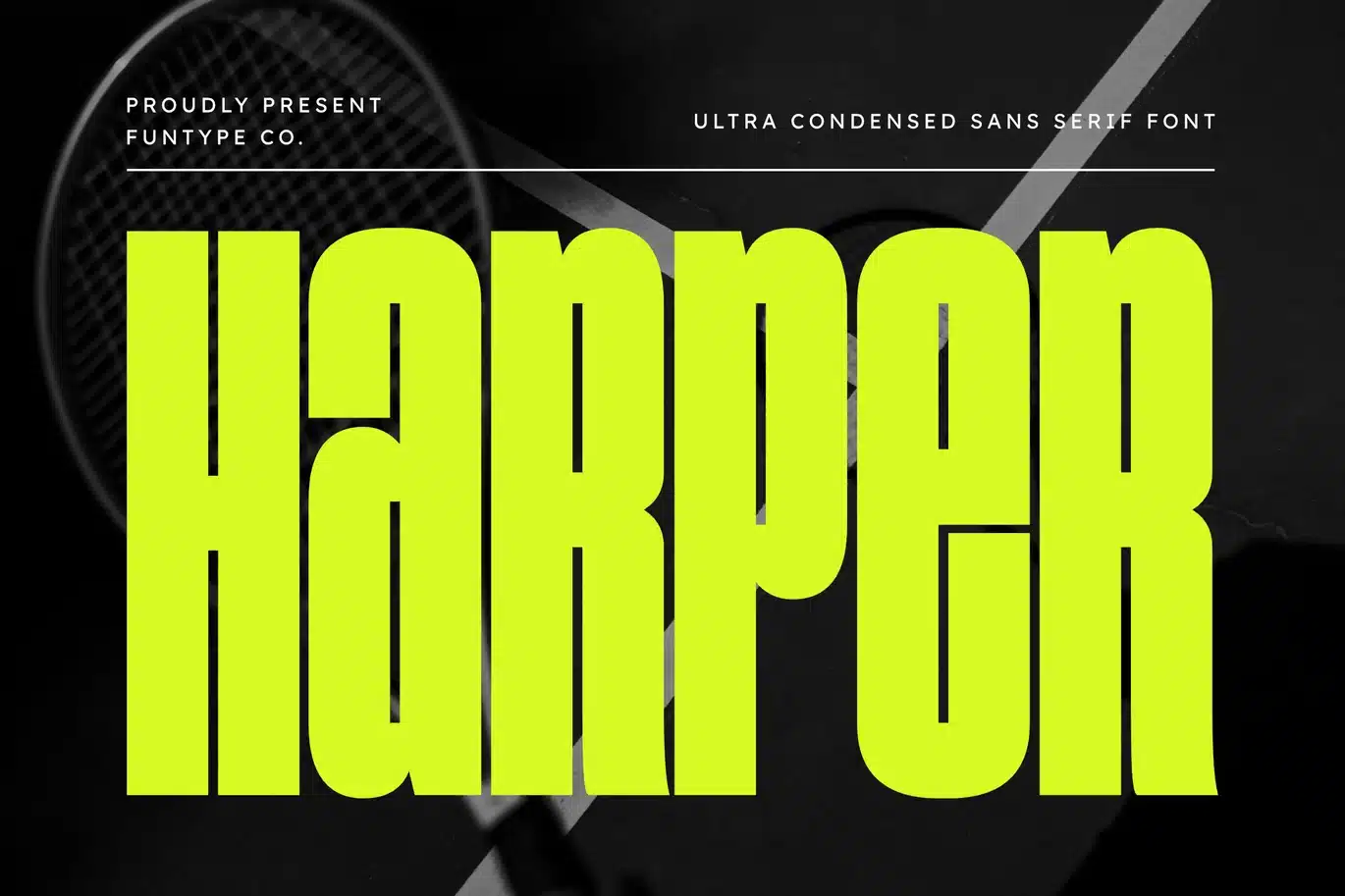 Harper – Ultra Condensed Sans Serif Font font preview