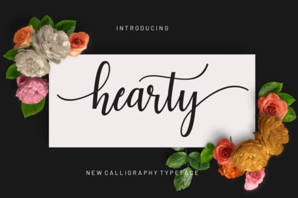 Hearty Font font preview