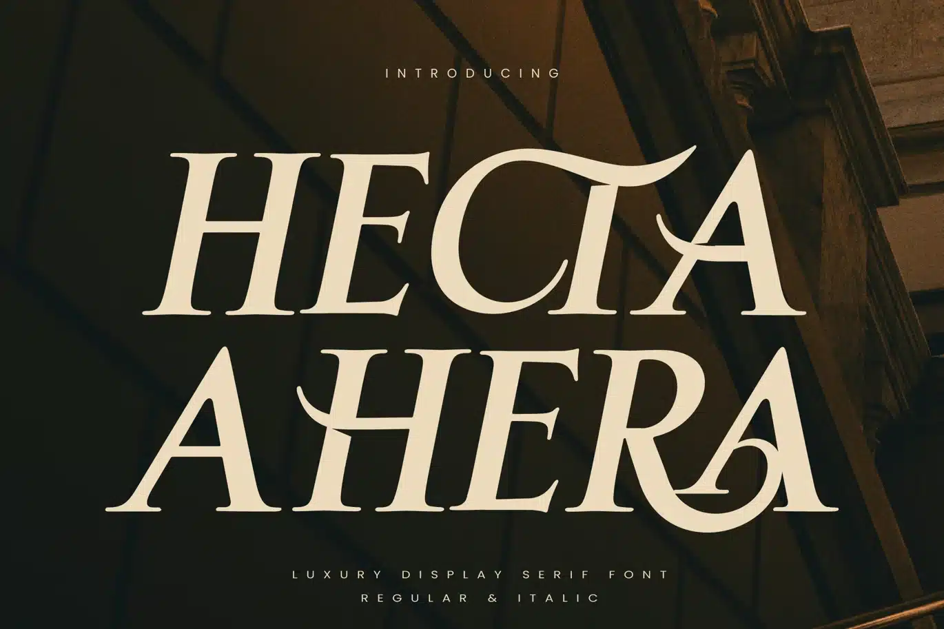 Hecta Ahera – Serif Font font preview