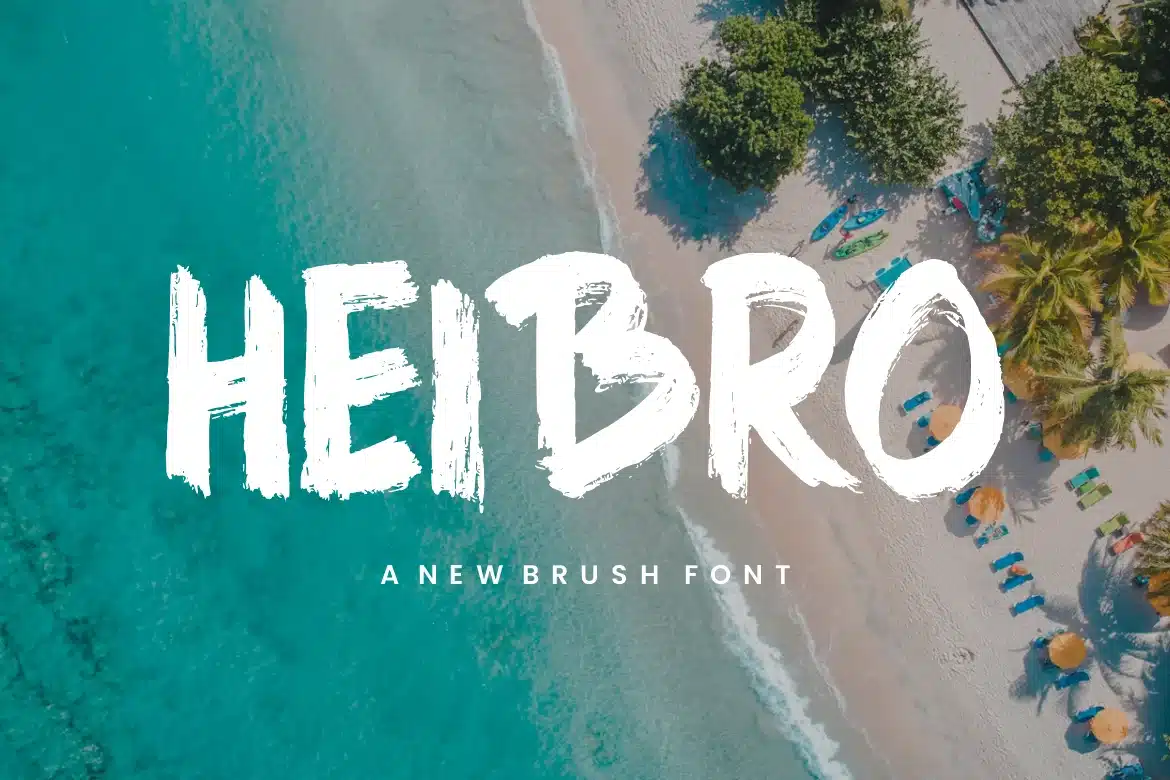Heibro – Christmas Holiday & Travel Brush Font font preview
