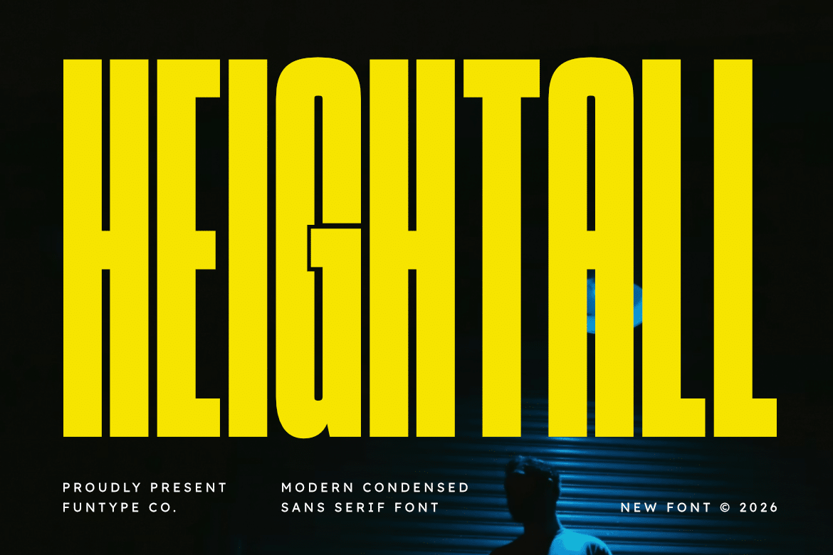 Heightall Font font preview