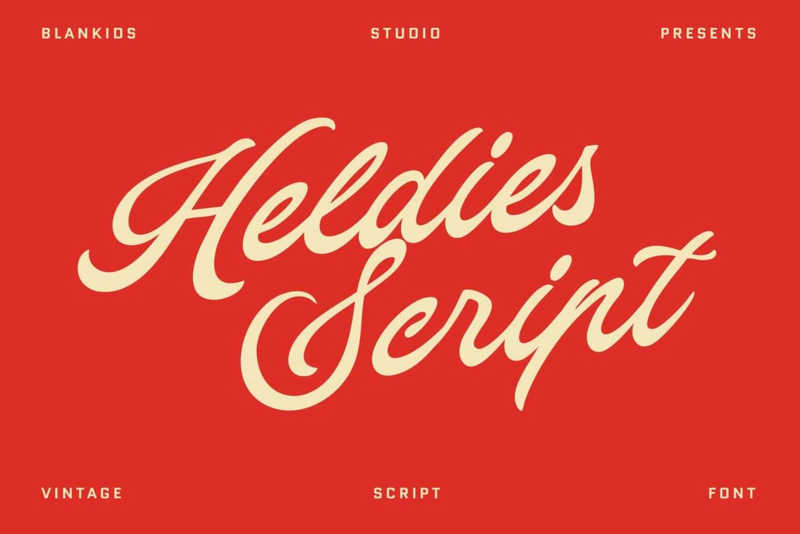 Heldies Font font preview
