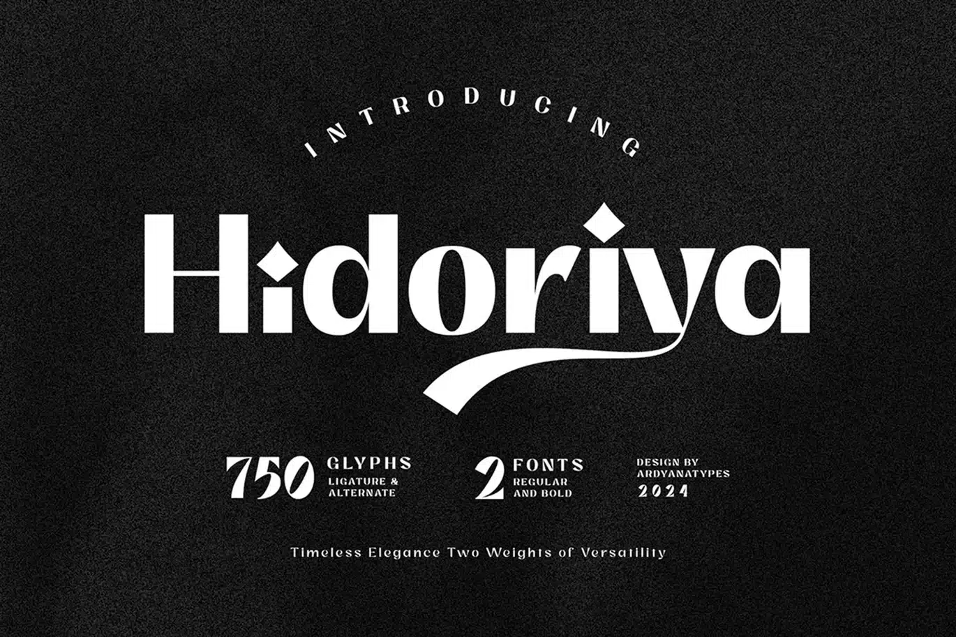 Hidoria Font font preview