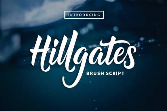 Hillgates Font font preview