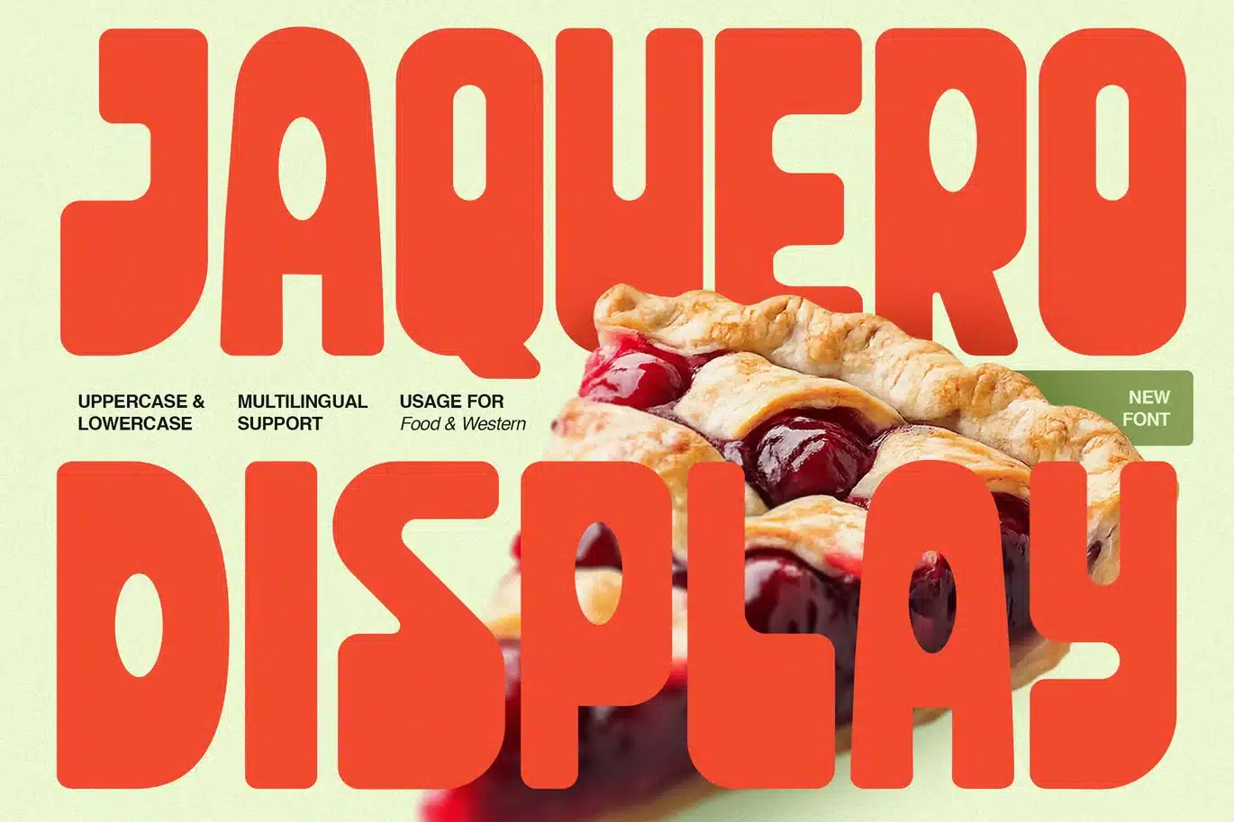 Jaquero – Food & Western Display Font font preview