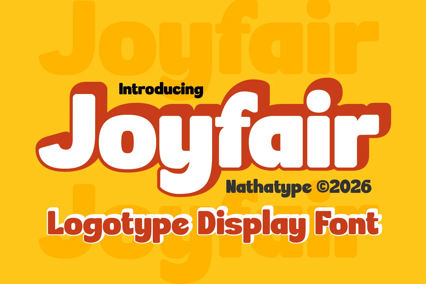 Joyfair – Logotype Display Font font preview