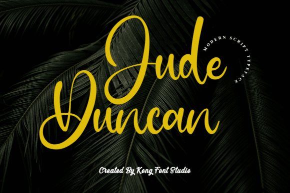 Jude Duncan Font font preview