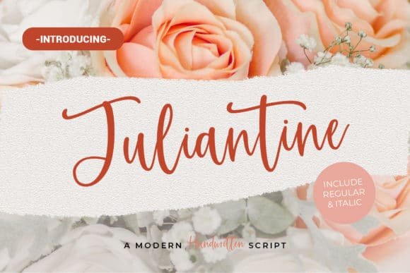Juliantine Font font preview