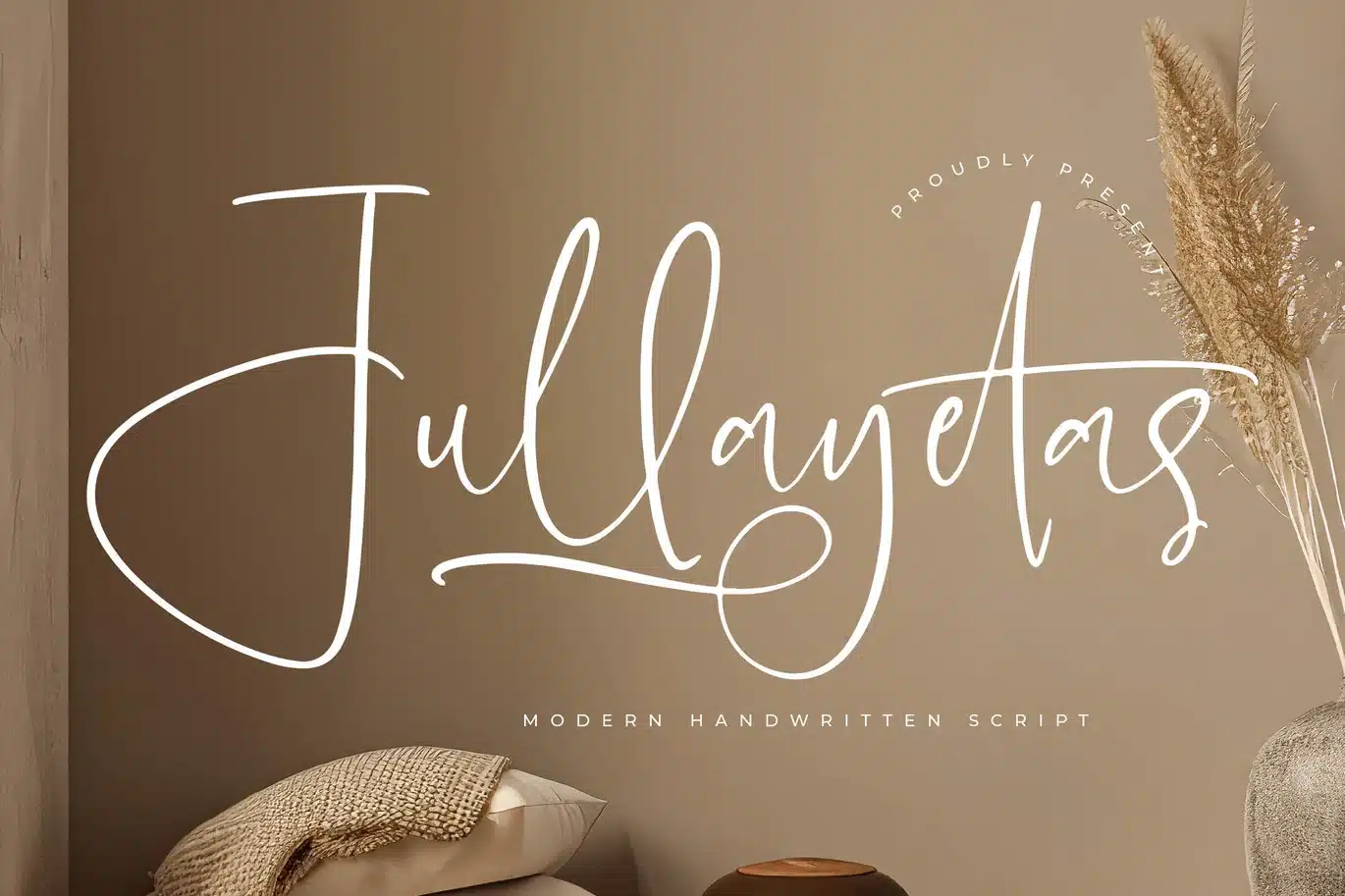 Jullayetas Modern Handwritten Script Font font preview