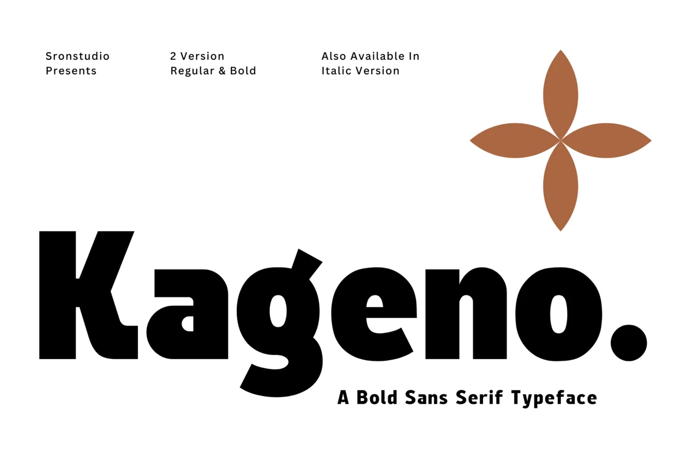 Kageno – Sans Serif Font font preview