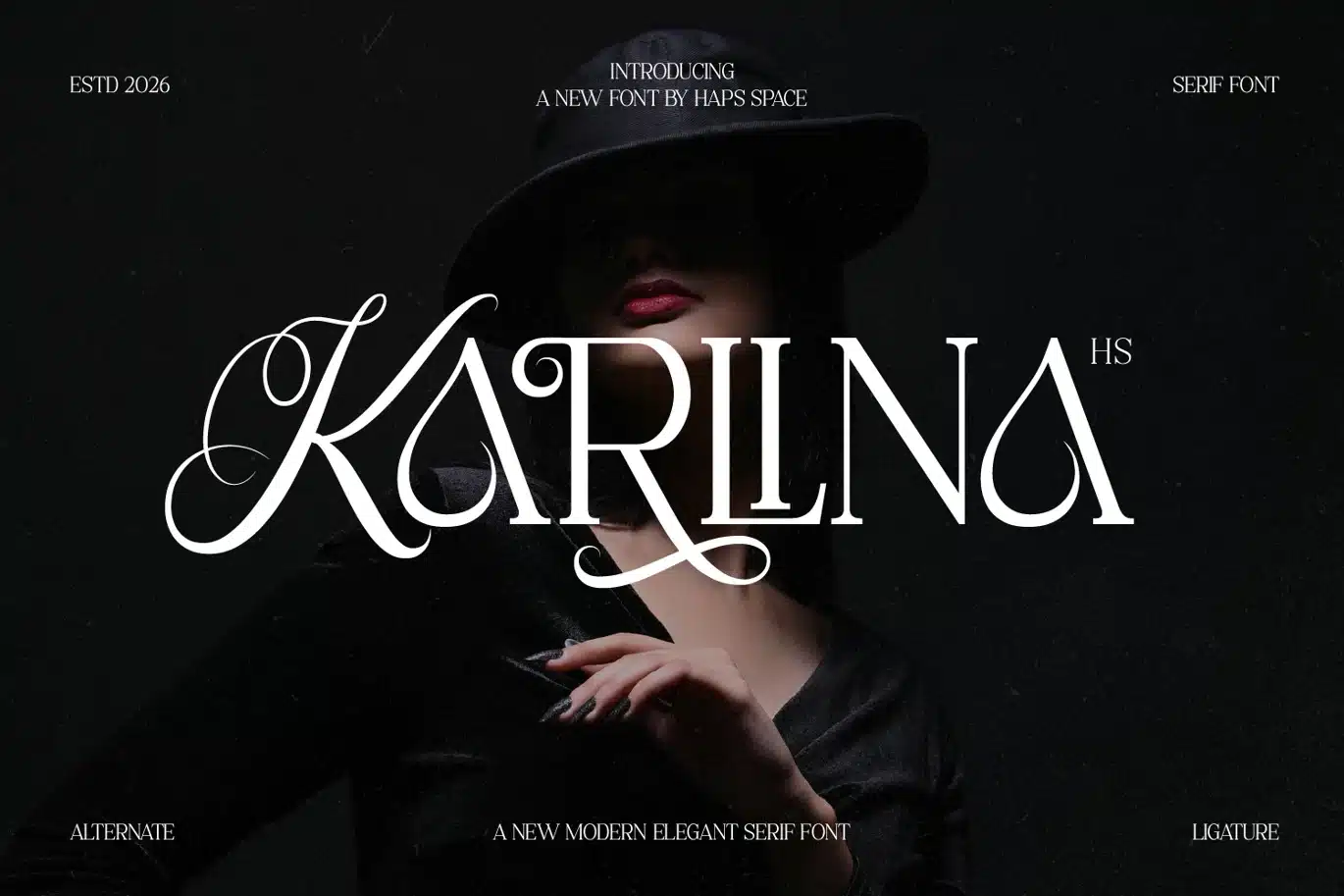 Karlina Modern Elegant Font font preview