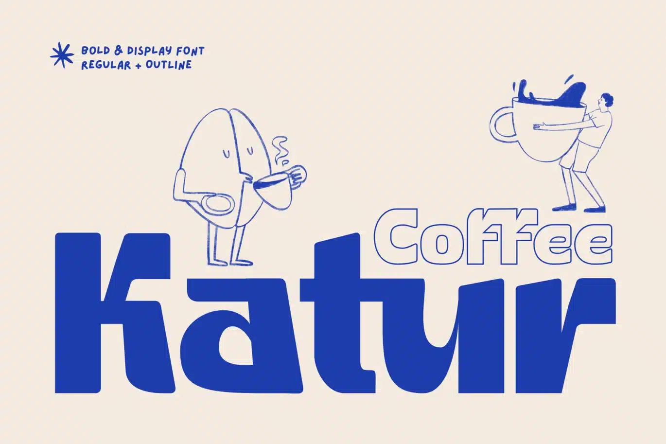 Katur Coffee – Display Food Font font preview