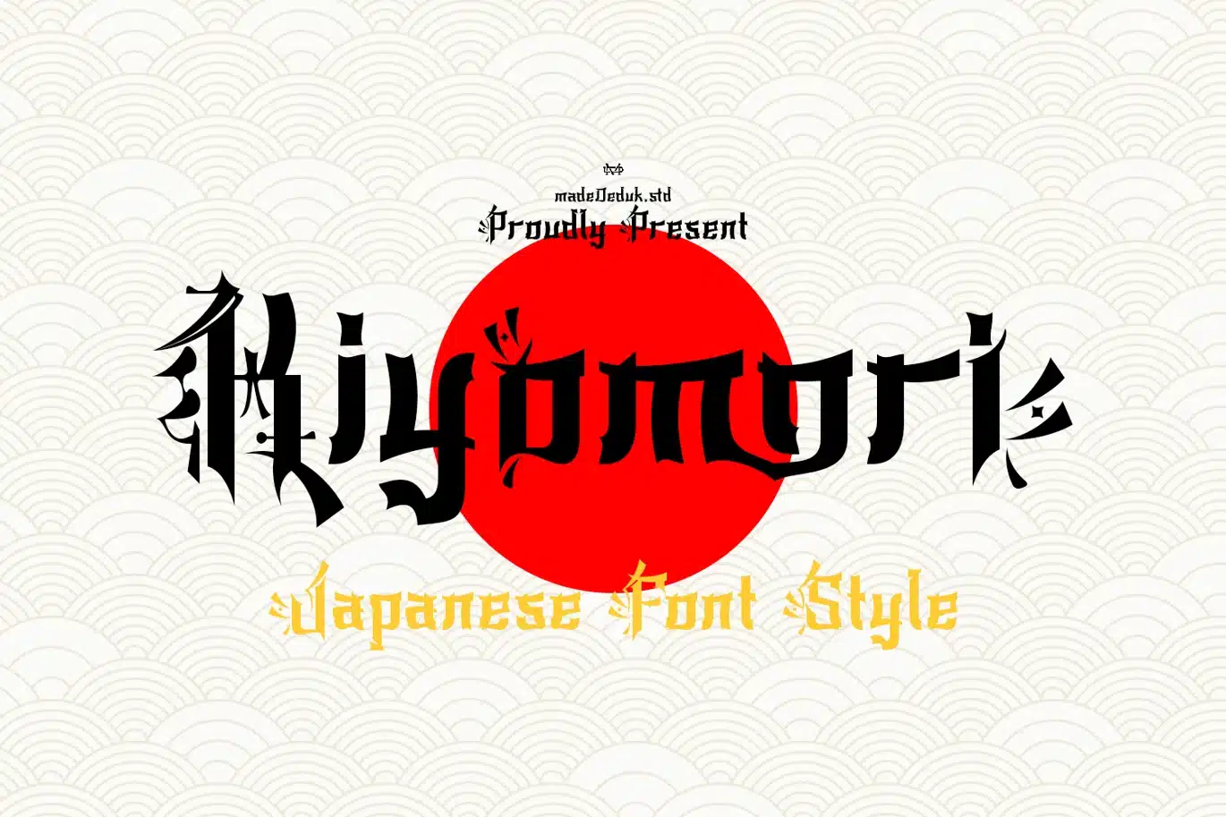 Kiyomori Japanese Font font preview