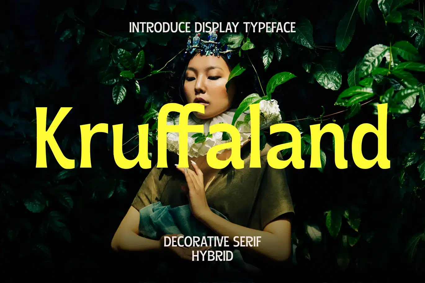 Kruffaland – Decorative Serif Font font preview