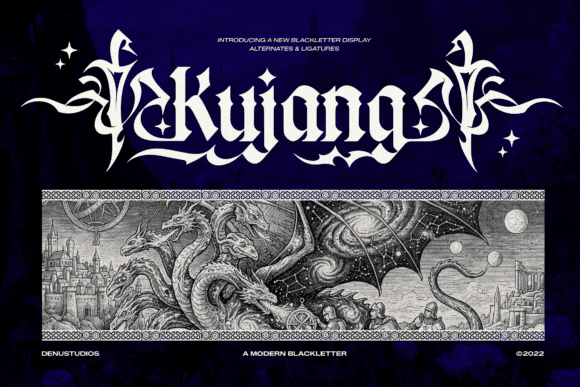 Kujang Font font preview