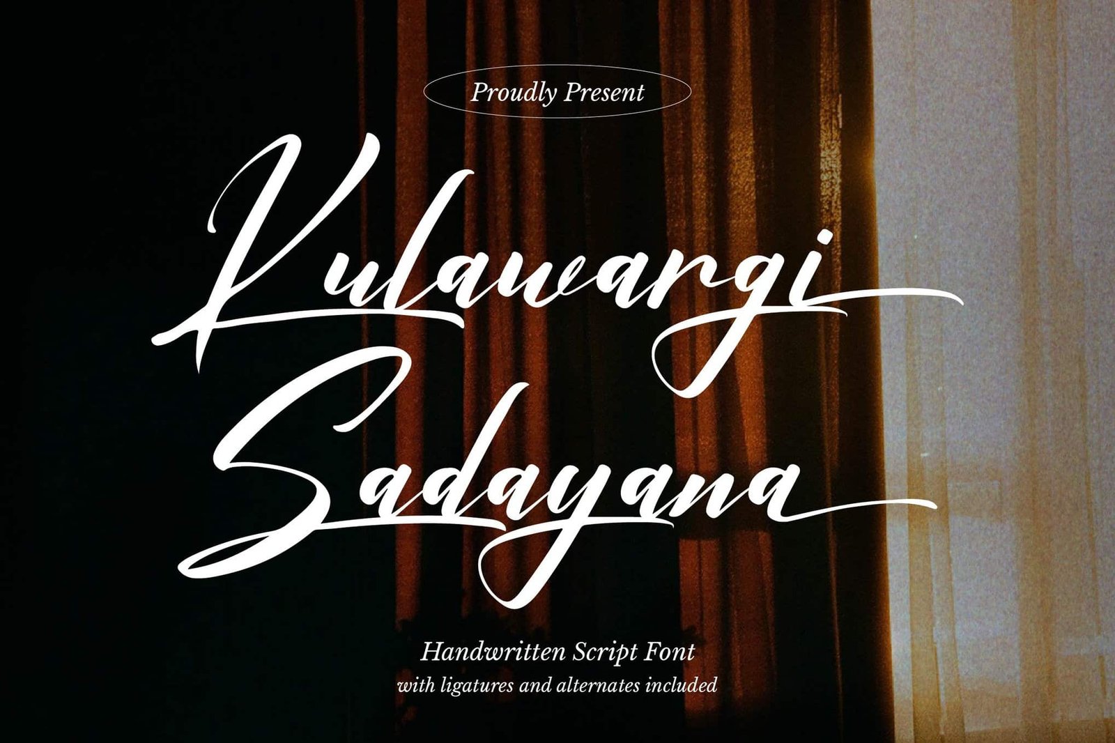 Kulawargi Sadayana | Handwritten Script Font font preview