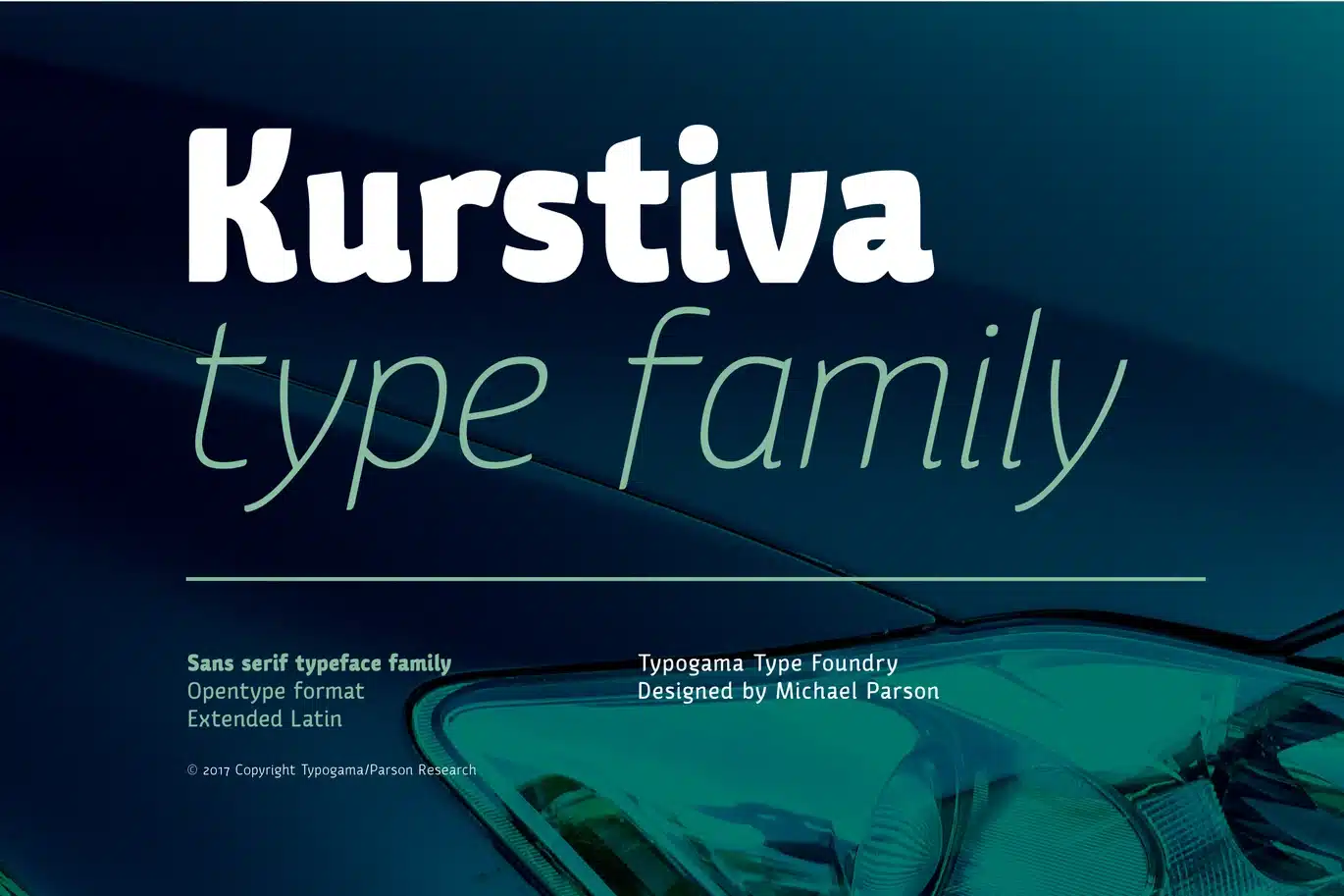 Kurstiva Font font preview