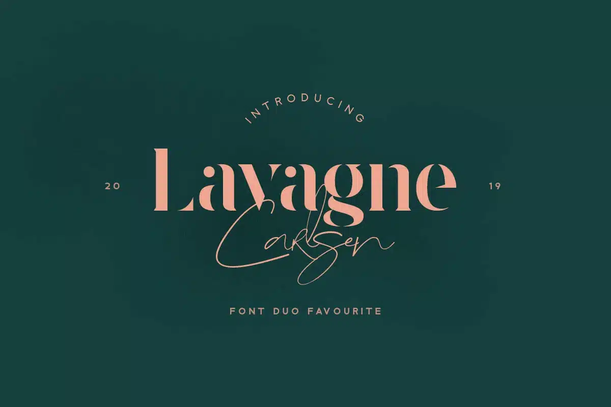 Lavagne Carlsen Duo Font font preview