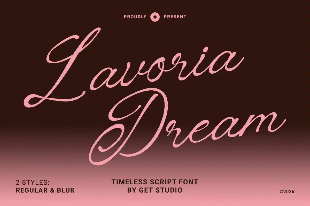 Lavoria Dream – Timeless Script Font font preview