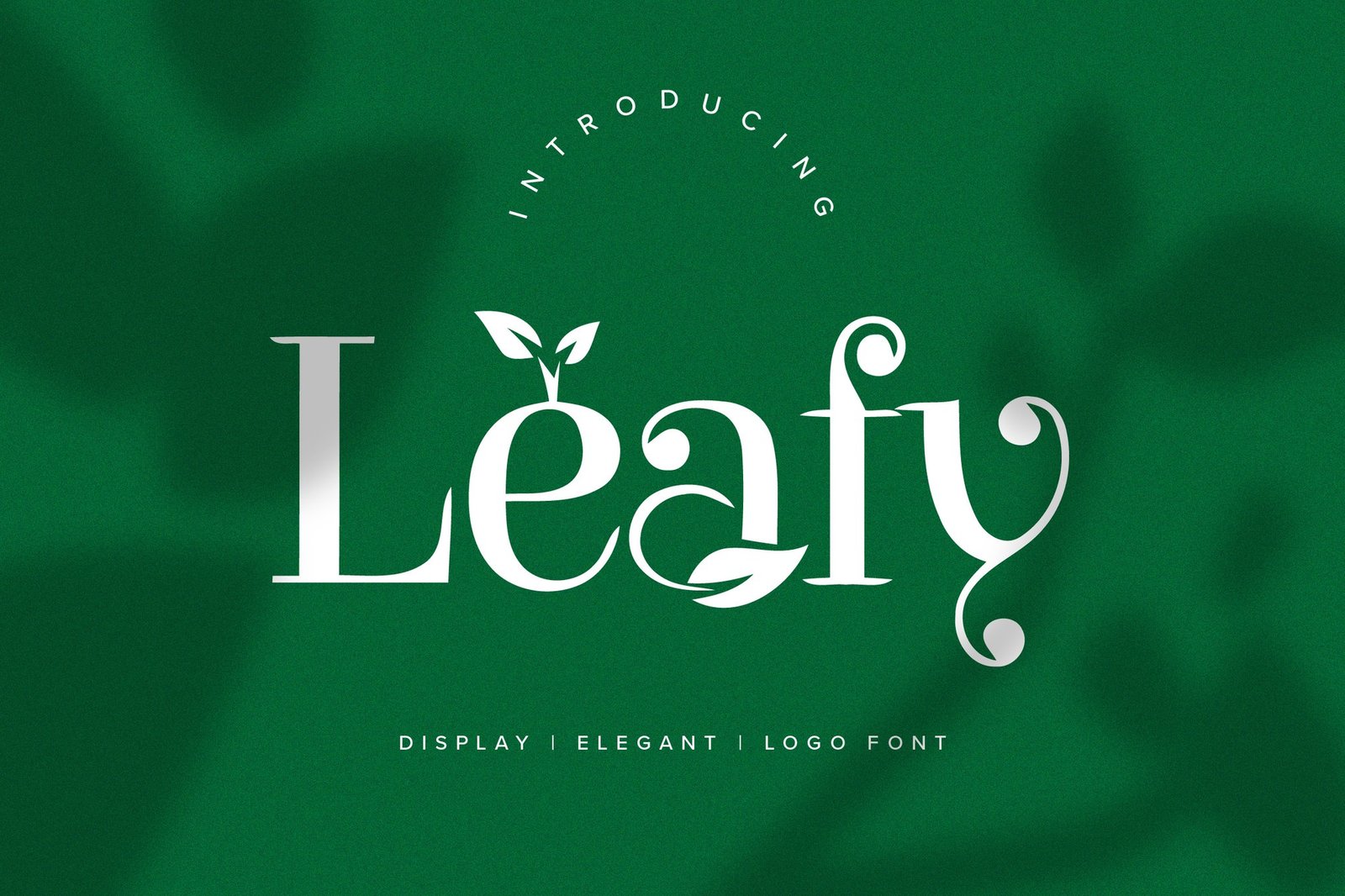 Leafy Logo Font font preview