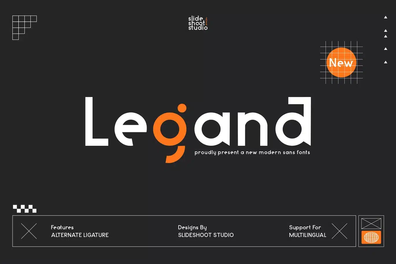 Legand || Modern Sans Serif Font font preview