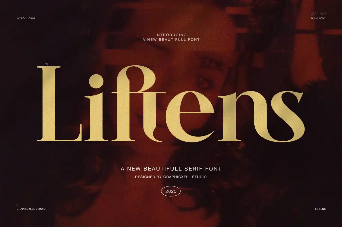 Liftens Elegant Serif Font font preview