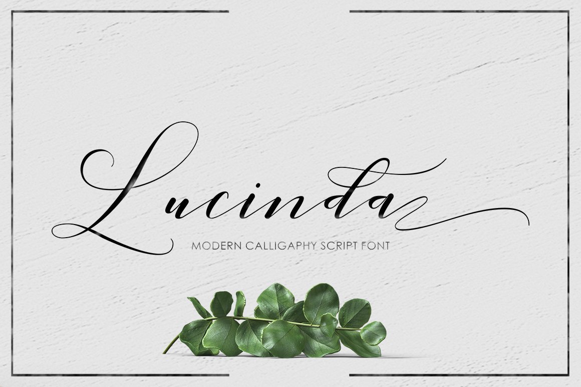 Lucinda Script Font font preview