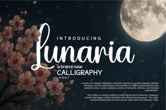 Lunaria Font font preview