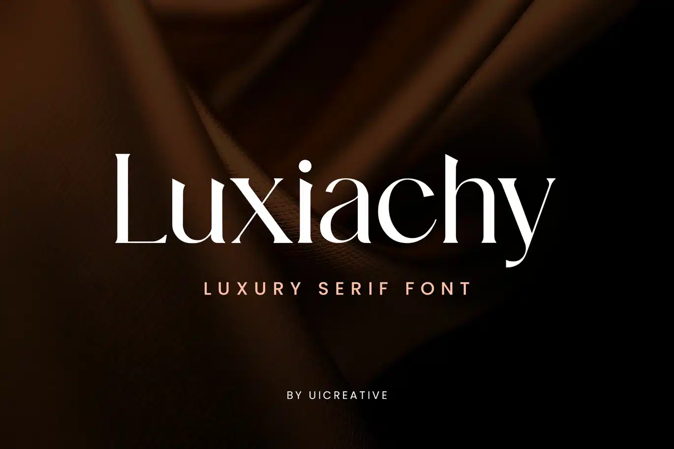 Luxiachy Luxury Serif Font font preview